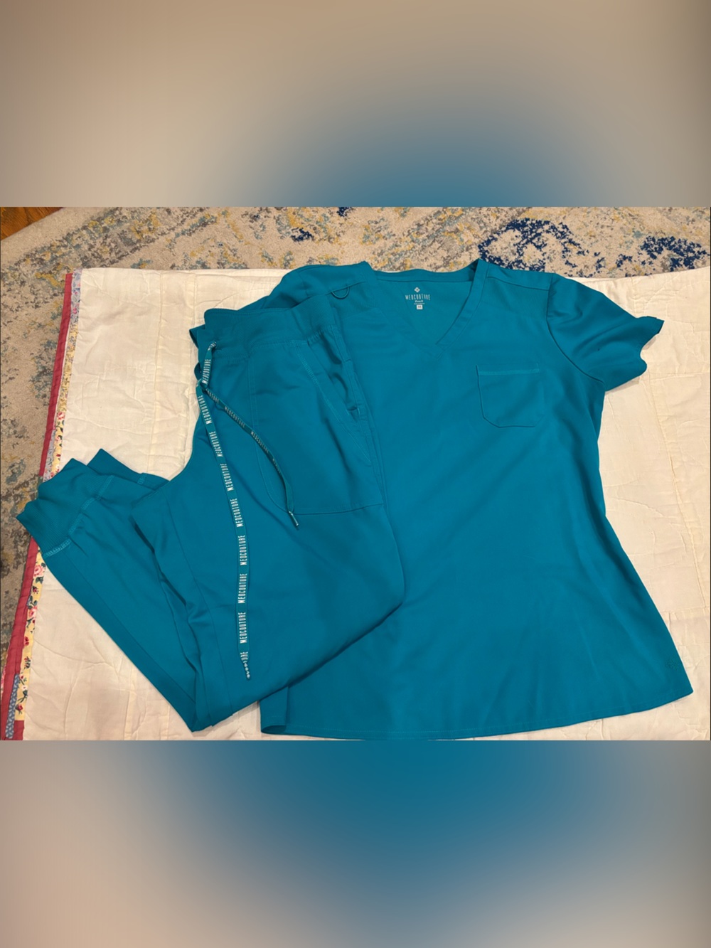 Med Couture Teal Scrub Set